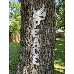 VTG Yarn Canvas Peace Dove Wall Hanging Decoration Handmade Holiday Religious